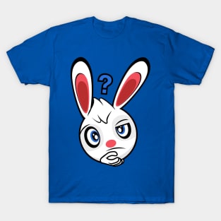 Confused Rabbit Robert T-Shirt